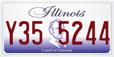 IL license plate Y355244