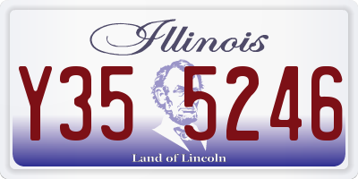 IL license plate Y355246
