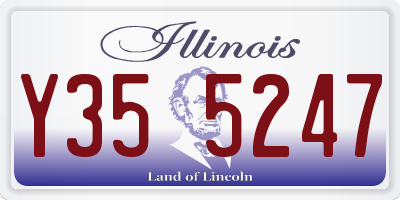 IL license plate Y355247