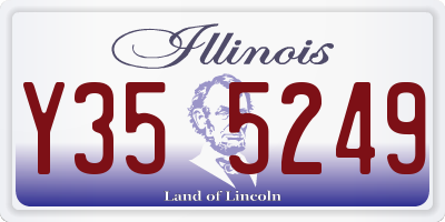 IL license plate Y355249