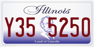 IL license plate Y355250