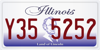 IL license plate Y355252