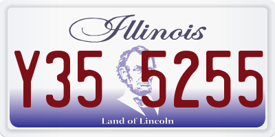 IL license plate Y355255