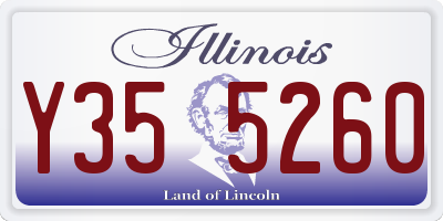 IL license plate Y355260