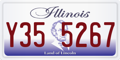 IL license plate Y355267
