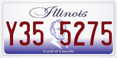 IL license plate Y355275