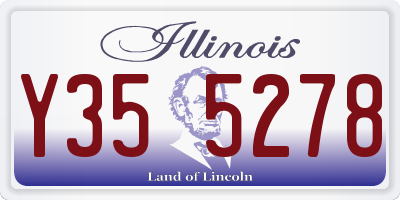 IL license plate Y355278