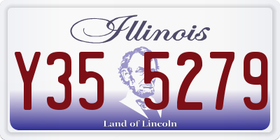 IL license plate Y355279