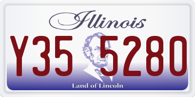 IL license plate Y355280