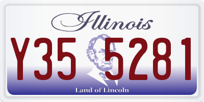 IL license plate Y355281