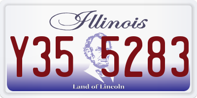 IL license plate Y355283