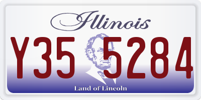 IL license plate Y355284