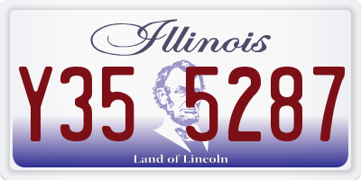 IL license plate Y355287