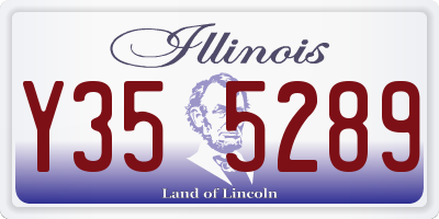 IL license plate Y355289