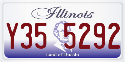 IL license plate Y355292