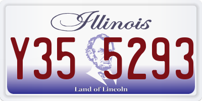 IL license plate Y355293