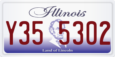IL license plate Y355302