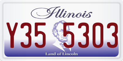 IL license plate Y355303