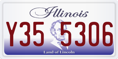 IL license plate Y355306