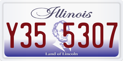 IL license plate Y355307