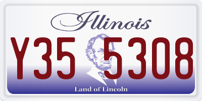 IL license plate Y355308