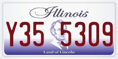 IL license plate Y355309