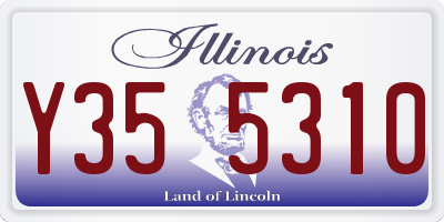 IL license plate Y355310