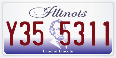 IL license plate Y355311