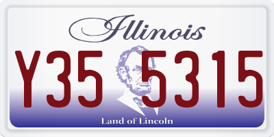 IL license plate Y355315