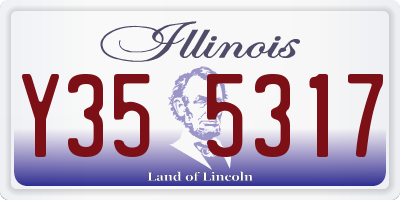 IL license plate Y355317
