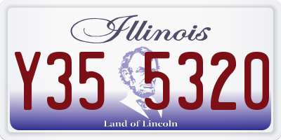 IL license plate Y355320