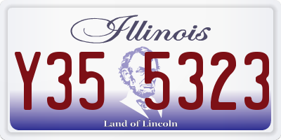 IL license plate Y355323