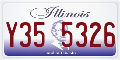 IL license plate Y355326