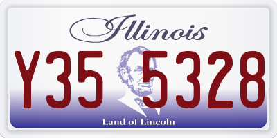 IL license plate Y355328