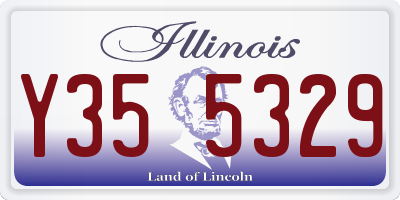 IL license plate Y355329