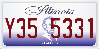IL license plate Y355331