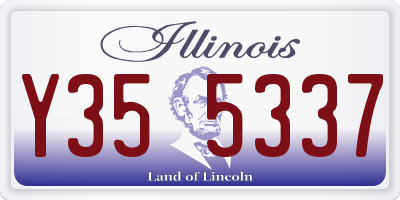 IL license plate Y355337