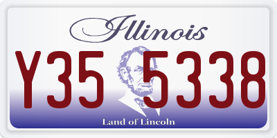 IL license plate Y355338