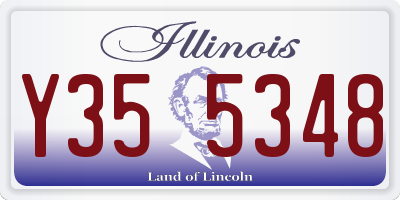 IL license plate Y355348