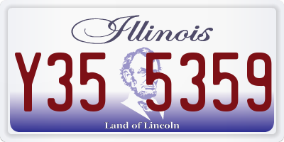 IL license plate Y355359