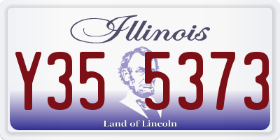 IL license plate Y355373