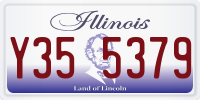 IL license plate Y355379