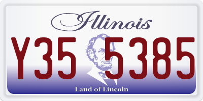 IL license plate Y355385