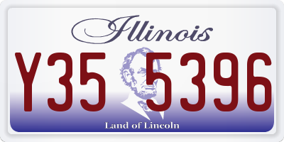 IL license plate Y355396