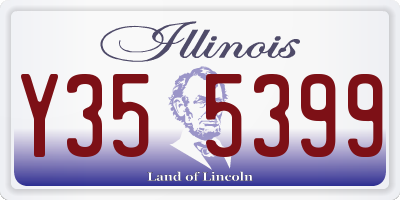 IL license plate Y355399