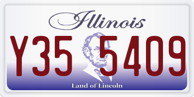 IL license plate Y355409
