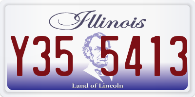 IL license plate Y355413