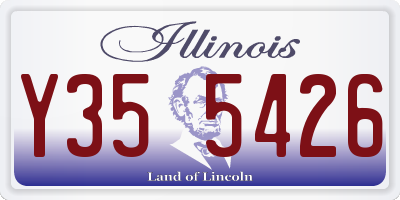 IL license plate Y355426