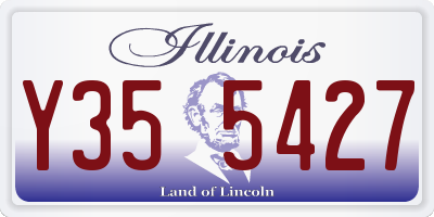 IL license plate Y355427