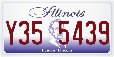 IL license plate Y355439